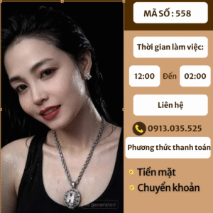 MÃ SỐ KTV 558 : MASSAGE TẠI NHÀ TP.HCM 12h-2h